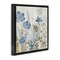 Stupell Industries Peace In The Blue Garden Floating Frame, design by Lanie Loreth